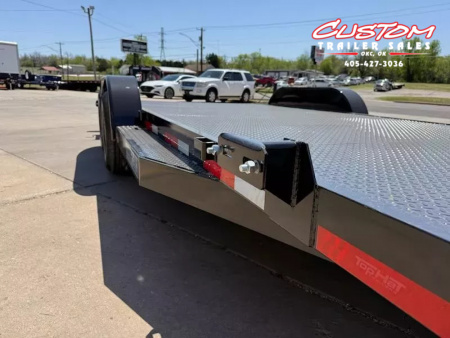 New #253187 2025 TOP HAT HDASCH 20 X 83 TANDEM AXLE 10K STEEL FLOOR CAR HAULER
