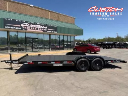 New #253187 2025 TOP HAT HDASCH 20 X 83 TANDEM AXLE 10K STEEL FLOOR CAR HAULER