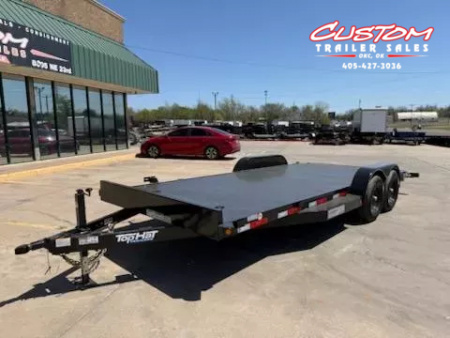 New #253187 2025 TOP HAT HDASCH 20 X 83 TANDEM AXLE 10K STEEL FLOOR CAR HAULER