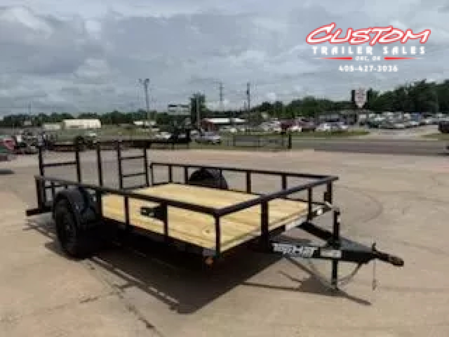 New #254148 2025 TOP HAT DSP 12 X 77 SINGLE AXLE PIPE TOP 3.5K UTILITY W/ 2' DOVE & 36" RAMP GATE