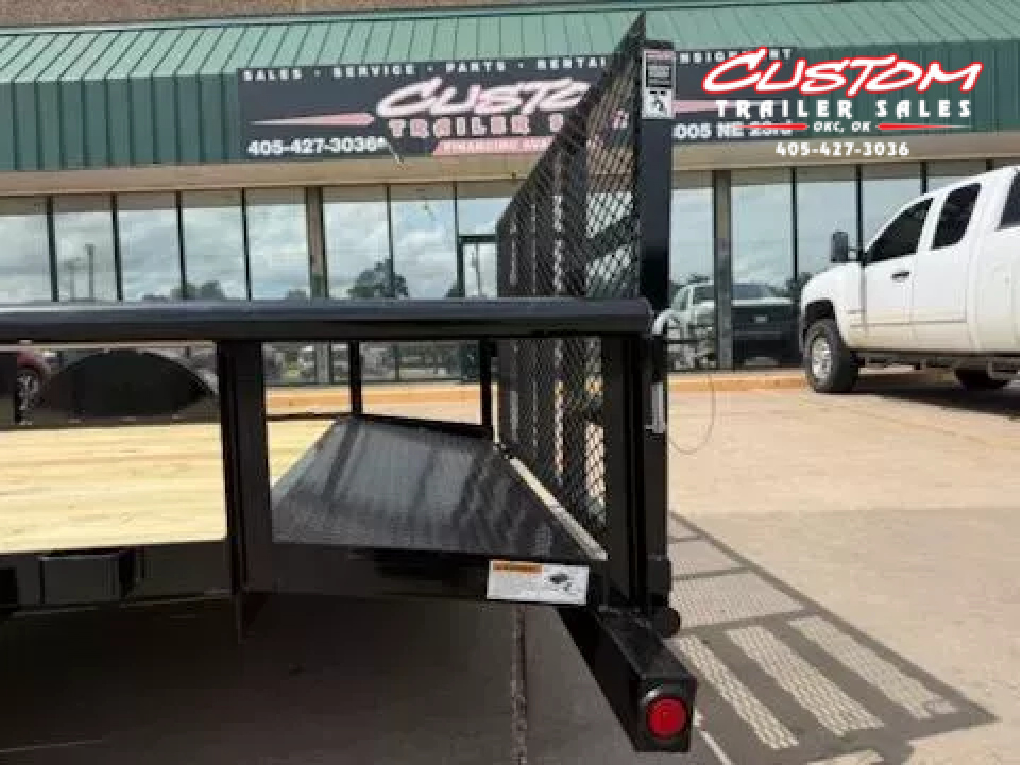 New #254148 2025 TOP HAT DSP 12 X 77 SINGLE AXLE PIPE TOP 3.5K UTILITY W/ 2' DOVE & 36" RAMP GATE