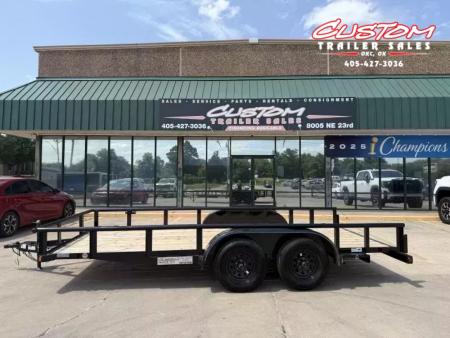 New #254388 2025 TOP HAT MP 16 X 83 TANDEM AXLE PIPE TOP UTILITY W/ SLIDE IN RAMPS