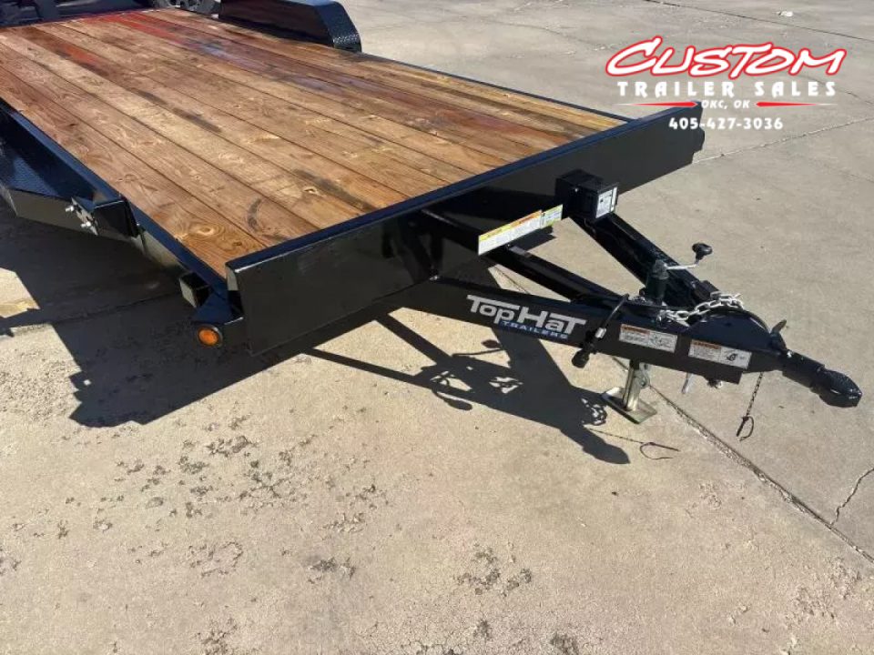 New #255459 2026 TOP HAT DC07 20 X 83 TANDEM AXLE 7K WOOD FLOOR CAR HAULER