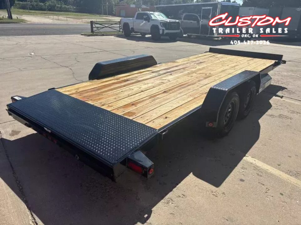 New #255459 2026 TOP HAT DC07 20 X 83 TANDEM AXLE 7K WOOD FLOOR CAR HAULER