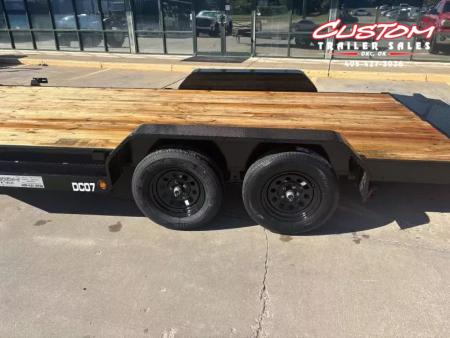 New #255459 2026 TOP HAT DC07 20 X 83 TANDEM AXLE 7K WOOD FLOOR CAR HAULER