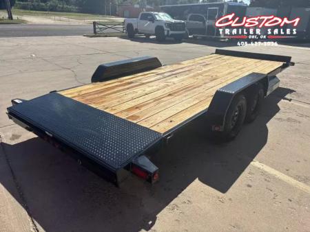New #255459 2026 TOP HAT DC07 20 X 83 TANDEM AXLE 7K WOOD FLOOR CAR HAULER