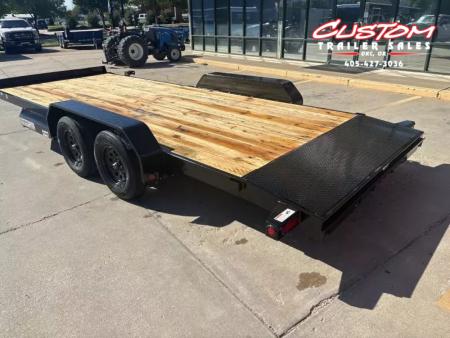 New #255459 2026 TOP HAT DC07 20 X 83 TANDEM AXLE 7K WOOD FLOOR CAR HAULER