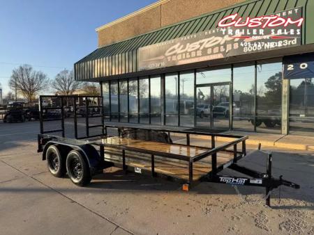 New #258437 2026 TOP HAT LDX 14 X 77 TANDEM AXLE 7K SQUARE TUBE TOP UTILITY