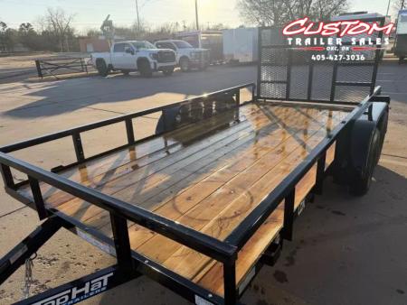 New #258437 2026 TOP HAT LDX 14 X 77 TANDEM AXLE 7K SQUARE TUBE TOP UTILITY
