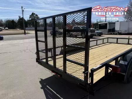 New #258493 2026 TOP HAT LDX 16 X 77 TANDEM AXLE SQUARE TUBE TOP 7K UTILITY TRAILER