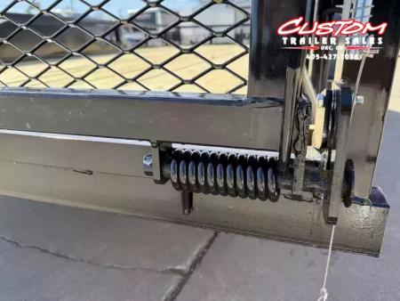 New #258493 2026 TOP HAT LDX 16 X 77 TANDEM AXLE SQUARE TUBE TOP 7K UTILITY TRAILER