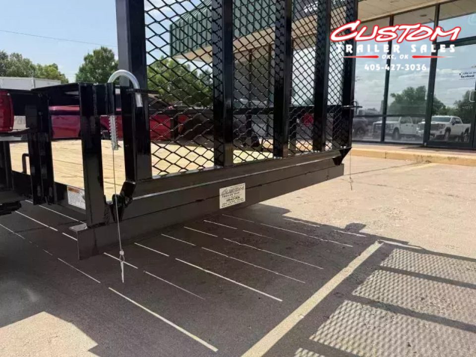 New #259174 2026 TOP HAT DJX 5 X 10 SINGLE AXLE ANGLE TOP 3.5K UTILITY W/ 48" RAMP GATE