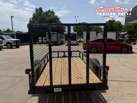New #259174 2026 TOP HAT DJX 5 X 10 SINGLE AXLE ANGLE TOP 3.5K UTILITY W/ 48  RAMP GATE