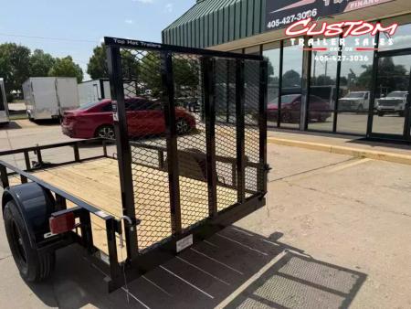 New #259174 2026 TOP HAT DJX 5 X 10 SINGLE AXLE ANGLE TOP 3.5K UTILITY W/ 48  RAMP GATE
