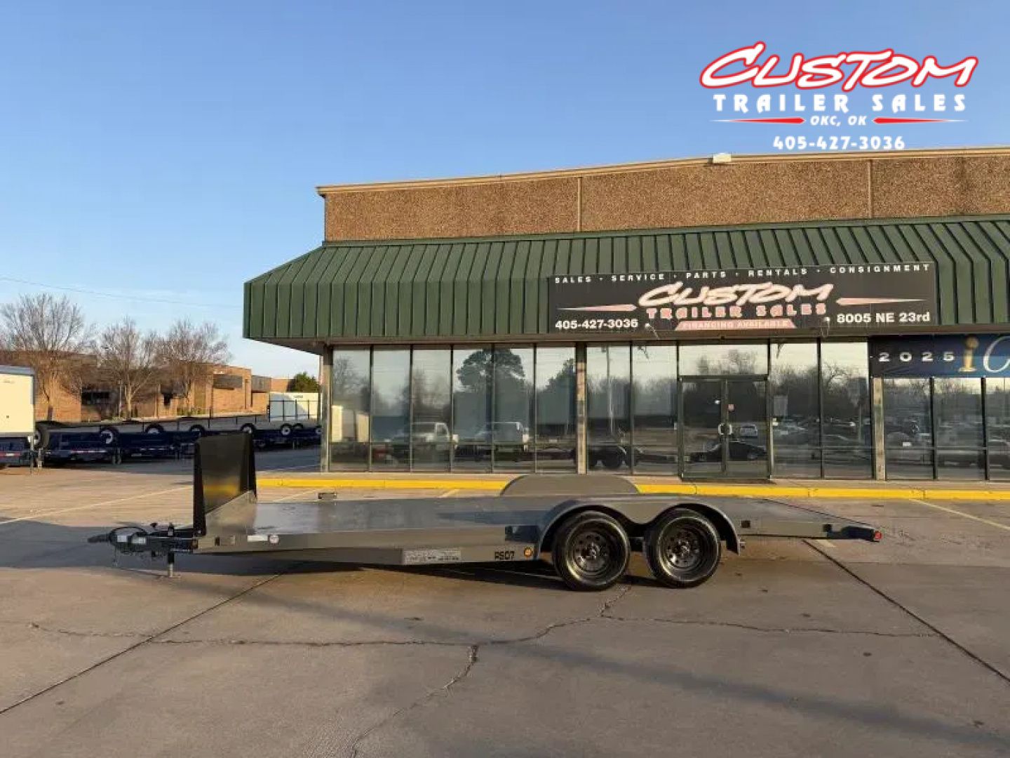 New #260669 2026 TOP HAT RS07  RS07 20 X 83 TANDEM AXLE 7K STEEL FLOOR CAR HAULER