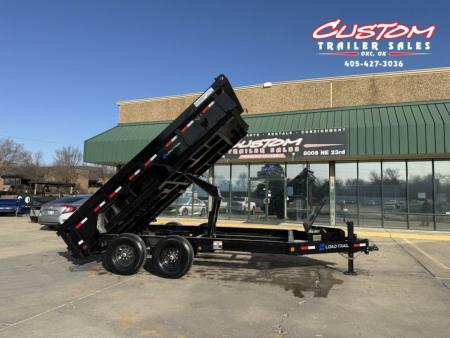New #353197 2025 LOAD TRAIL DL 14 X 83 TANDEM AXLE LOW PRO 14K BUMPER PULL DUMP W/ 2' SIDES