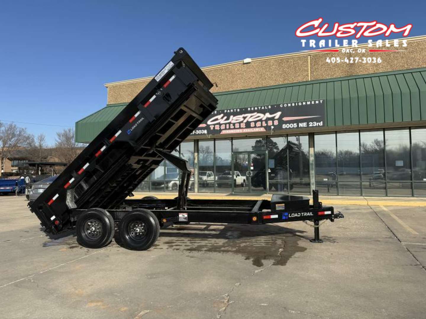 New #353601 2025 LOAD TRAIL DL 14 X 83 TANDEM AXLE LOW PRO 14K BUMPER PULL DUMP W/ 2' SIDES