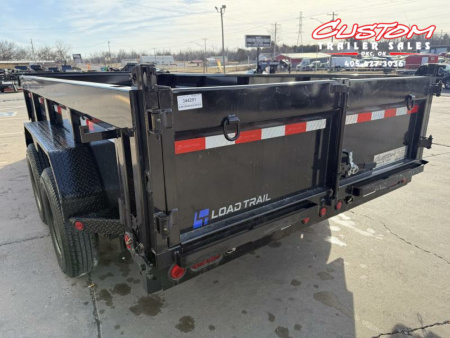 New #353601 2025 LOAD TRAIL DL 14 X 83 TANDEM AXLE LOW PRO 14K BUMPER PULL DUMP W/ 2' SIDES