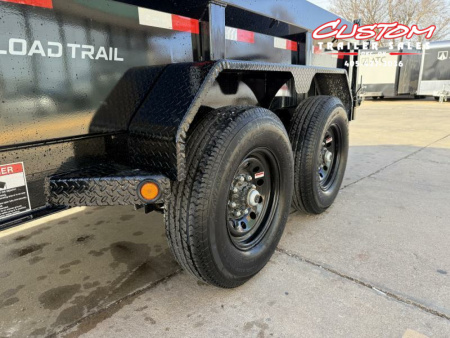 New #353601 2025 LOAD TRAIL DL 14 X 83 TANDEM AXLE LOW PRO 14K BUMPER PULL DUMP W/ 2' SIDES