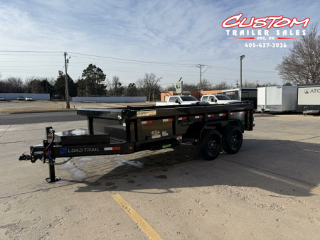 New #353601 2025 LOAD TRAIL DL 14 X 83 TANDEM AXLE LOW PRO 14K BUMPER PULL DUMP W/ 2' SIDES