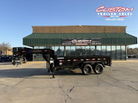 New #355134 2025 LOAD TRAIL GD 14 X 83 TANDEM AXLE LOW PRO 14K GOOSENECK DUMP W/ 2' SIDES