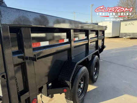 New #355561 2025 LOAD TRAIL DL 14 X 83 TANDEM AXLE LOW PRO 14K BUMPER PULL DUMP W/ 3' SIDES