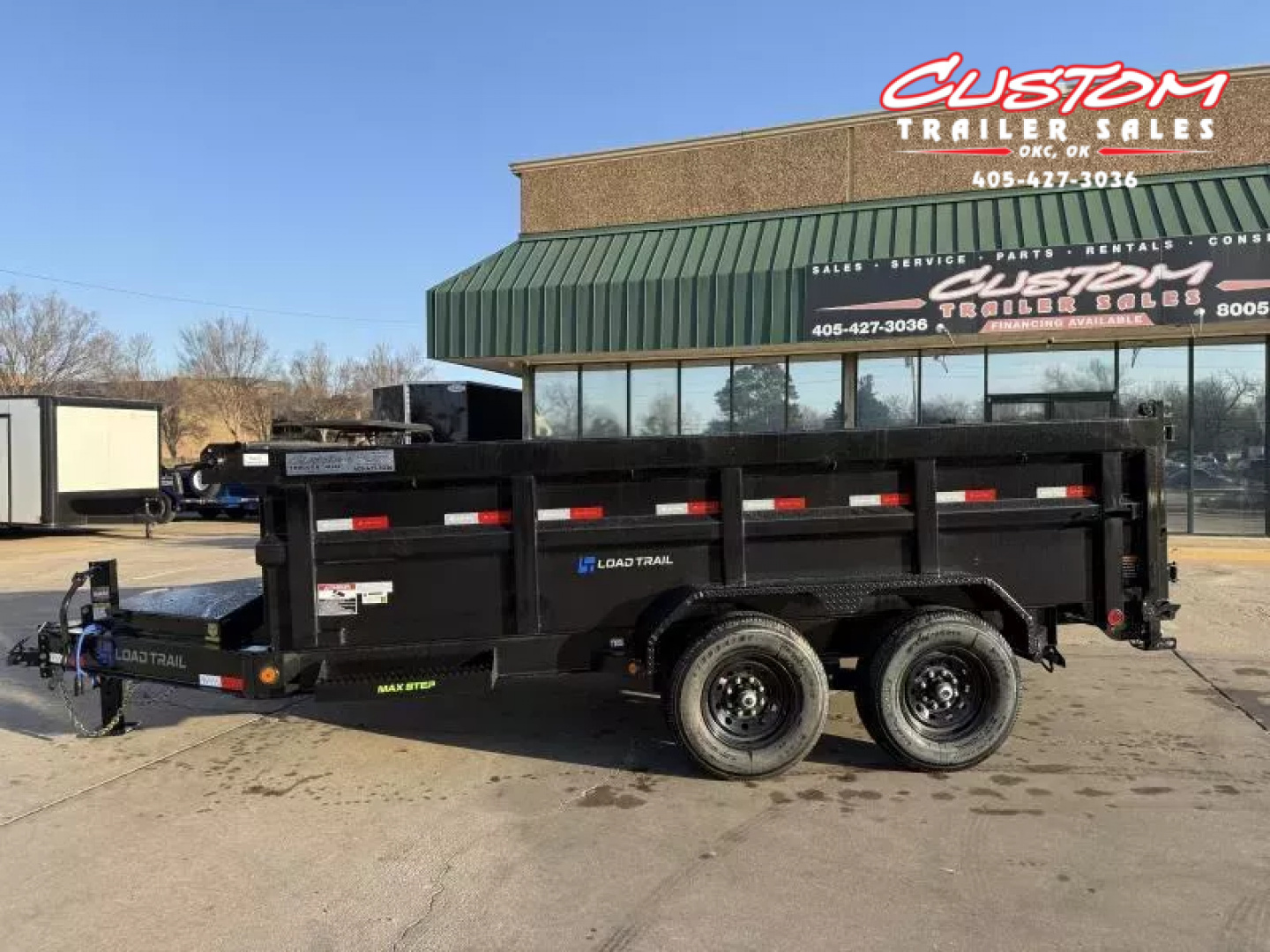 New #355685 2025 LOAD TRAIL DL 14 X 83 TANDEM AXLE LOW PRO 14K BUMPER PULL DUMP W/ 3' SIDES