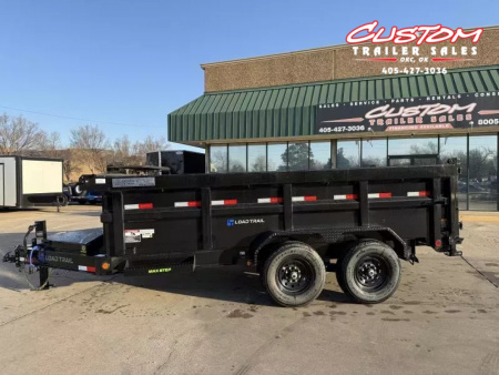 New #355685 2025 LOAD TRAIL DL 14 X 83 TANDEM AXLE LOW PRO 14K BUMPER PULL DUMP W/ 3' SIDES