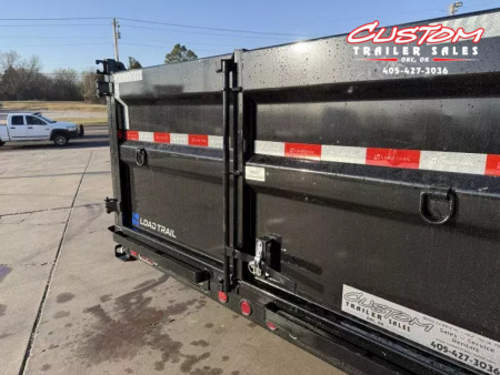 New #355685 2025 LOAD TRAIL DL 14 X 83 TANDEM AXLE LOW PRO 14K BUMPER PULL DUMP W/ 3' SIDES