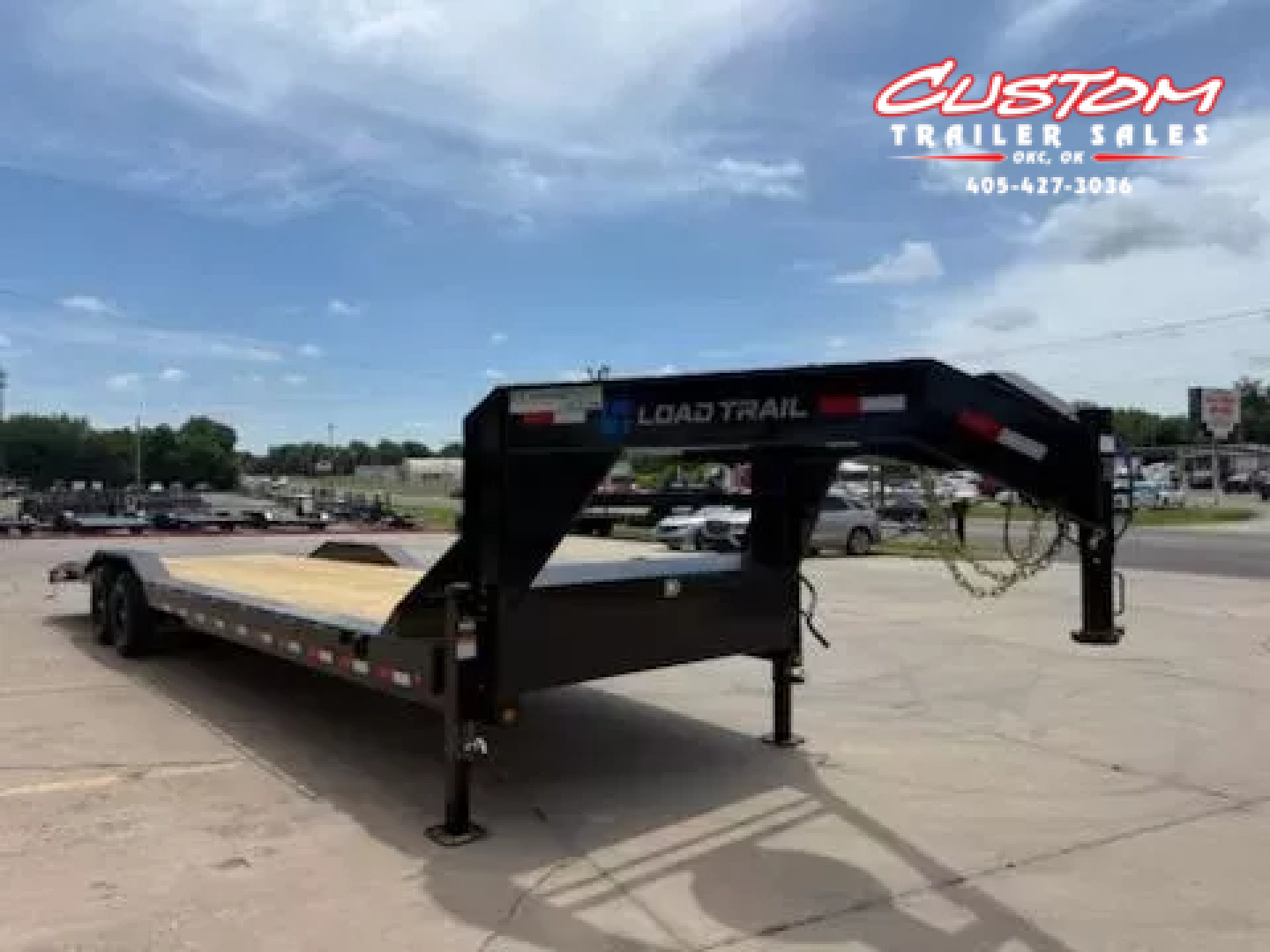 New #359805 2025 LOAD TRAIL GC 30 X 102 TANDEM AXLE 14K GOOSENECK EQUIPMENT HAULER W/ SLIDE IN RAMPS