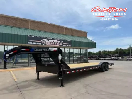 New #359805 2025 LOAD TRAIL GC 30 X 102 TANDEM AXLE 14K GOOSENECK EQUIPMENT HAULER W/ SLIDE IN RAMPS