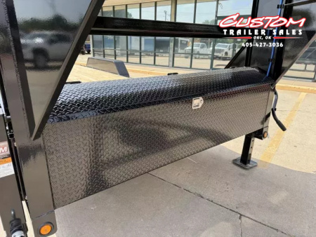 New #361219 2025 LOAD TRAIL GC 20 X 83 TANDEM AXLE 14K GOOSENECK EQUIPMENT HAULER W/ SLIDE IN RAMPS