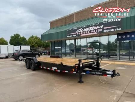 New #361687 2026 LOAD TRAIL CH 24 X 83 TANDEM AXLE 14K EQUIPMENT HAULER W/ SLIDE IN RAMPS