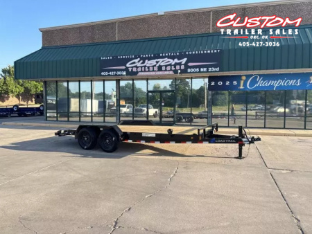 New #366082 2026 LOAD TRAIL CH 18 X 83 TANDEM AXLE 14K EQUIPMENT HAULER W/ SLIDE IN RAMPS
