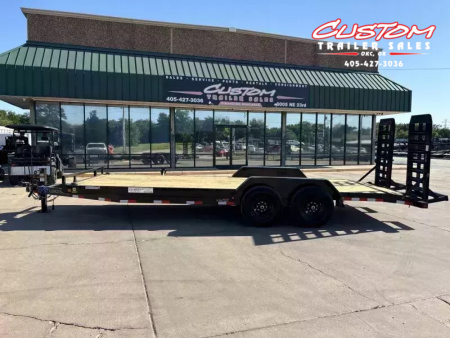 New #367232 2026 LOAD TRAIL CH 22 X 83 TANDEM AXLE 14K EQUIPMENT HAULER W/ FOLD UP RAMPS