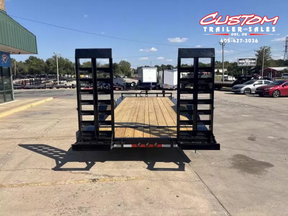 New #370752 2025 LOAD TRAIL CH 22 X 102 TANDEM AXLE 14K EQUIPMENT HAULER W/ FOLD UP RAMPS