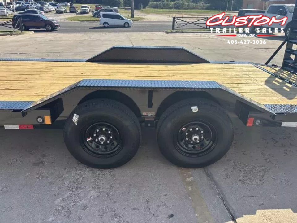 New #370752 2025 LOAD TRAIL CH 22 X 102 TANDEM AXLE 14K EQUIPMENT HAULER W/ FOLD UP RAMPS