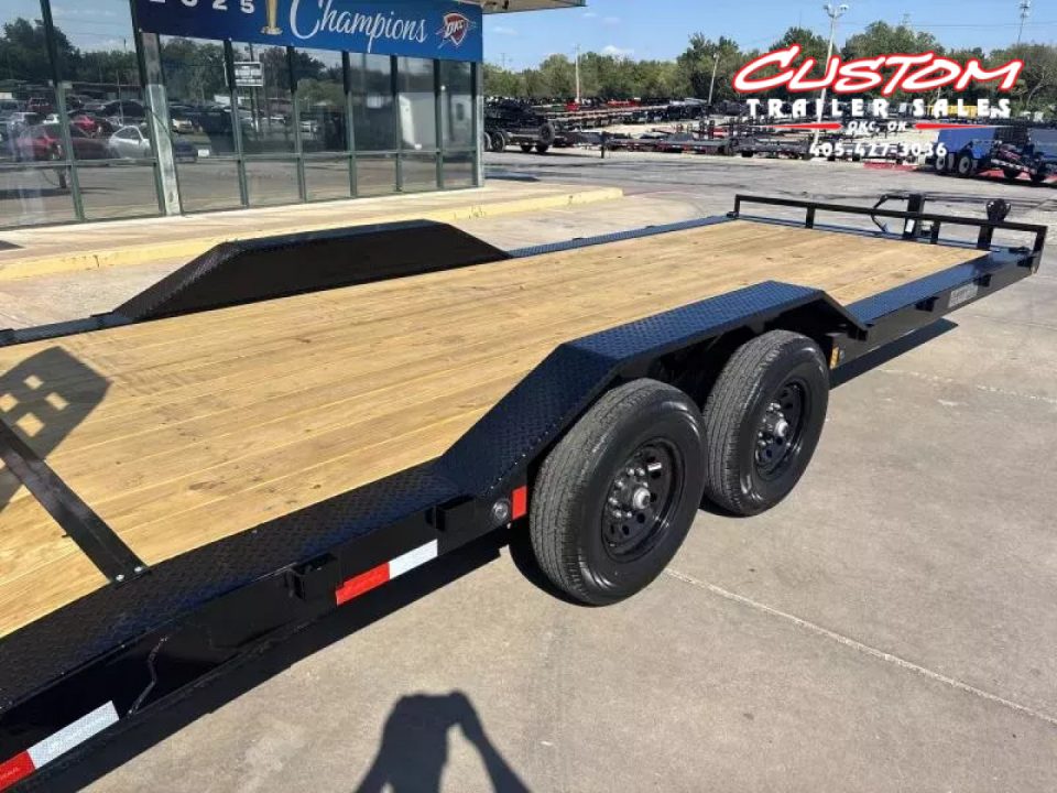 New #370752 2025 LOAD TRAIL CH 22 X 102 TANDEM AXLE 14K EQUIPMENT HAULER W/ FOLD UP RAMPS