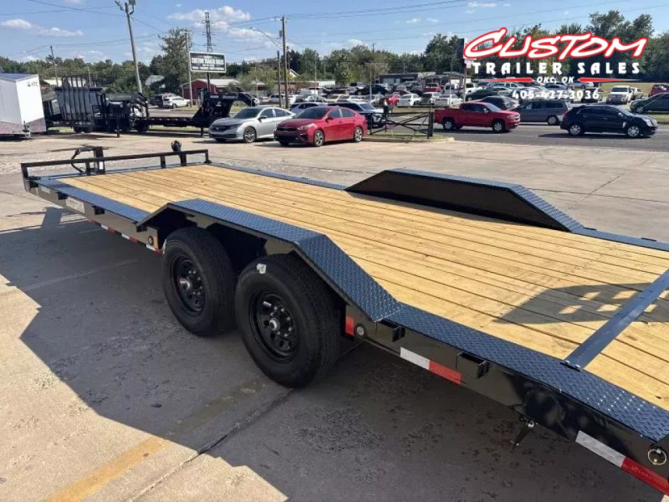 New #370752 2025 LOAD TRAIL CH 22 X 102 TANDEM AXLE 14K EQUIPMENT HAULER W/ FOLD UP RAMPS