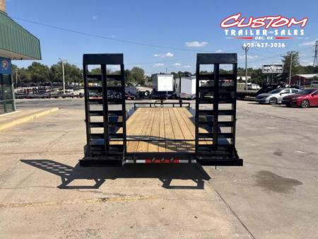 New #370752 2025 LOAD TRAIL CH 22 X 102 TANDEM AXLE 14K EQUIPMENT HAULER W/ FOLD UP RAMPS