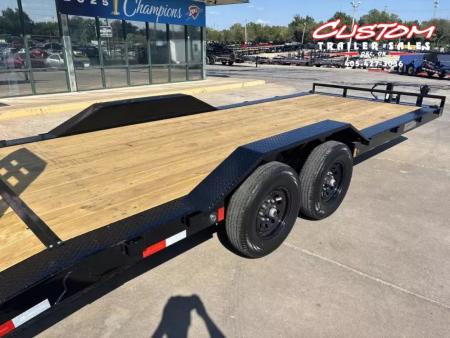 New #370752 2025 LOAD TRAIL CH 22 X 102 TANDEM AXLE 14K EQUIPMENT HAULER W/ FOLD UP RAMPS