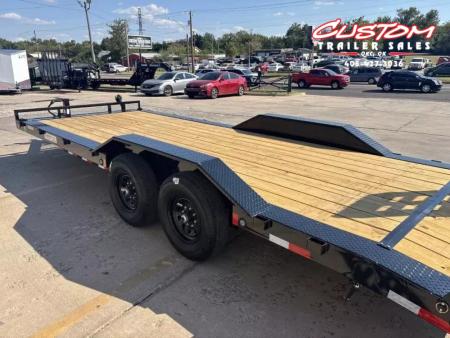 New #370752 2025 LOAD TRAIL CH 22 X 102 TANDEM AXLE 14K EQUIPMENT HAULER W/ FOLD UP RAMPS