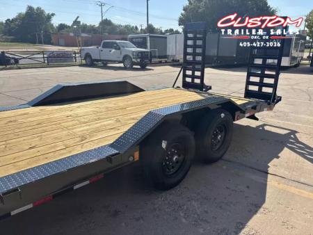 New #370752 2025 LOAD TRAIL CH 22 X 102 TANDEM AXLE 14K EQUIPMENT HAULER W/ FOLD UP RAMPS