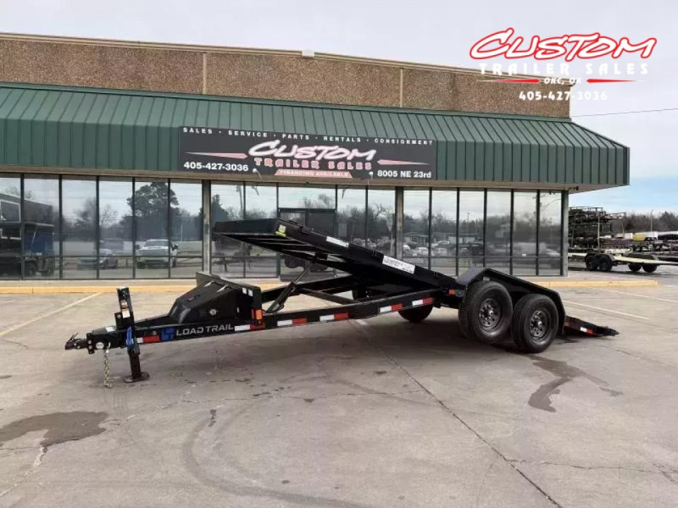 New #370807 2026 LOAD TRAIL TM 20 X 83 TANDEM AXLE 14K RAPID LOADER FULL TILT DECK TRAILER