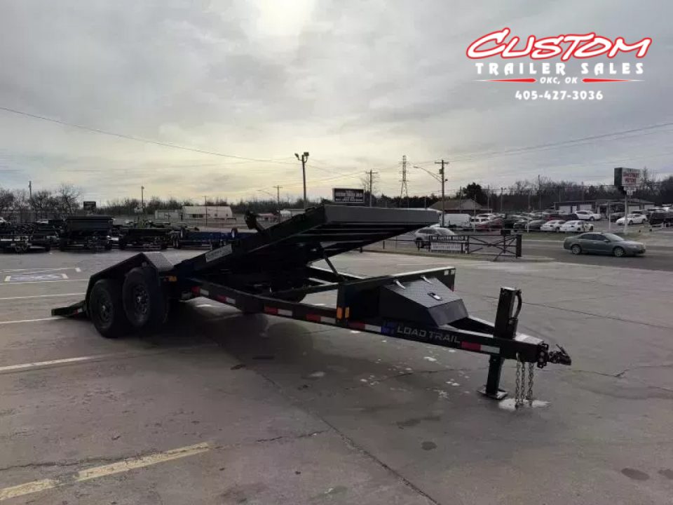 New #370807 2026 LOAD TRAIL TM 20 X 83 TANDEM AXLE 14K RAPID LOADER FULL TILT DECK TRAILER