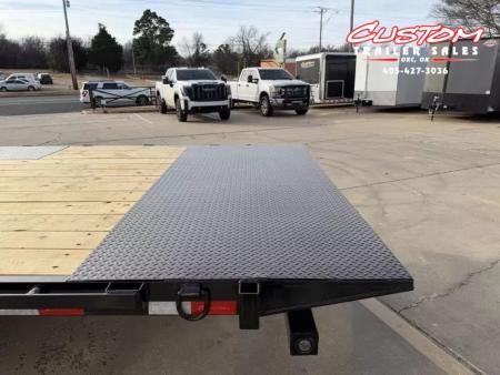 New #374418 2026 LOAD TRAIL PE 24 X 102 TANDEM AXLE BUMPER PULL 14K FULL BED FLATBED TILT
