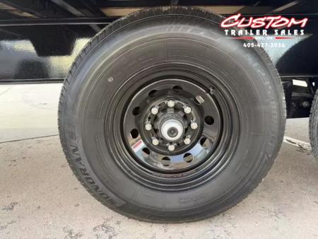 New #374418 2026 LOAD TRAIL PE 24 X 102 TANDEM AXLE BUMPER PULL 14K FULL BED FLATBED TILT