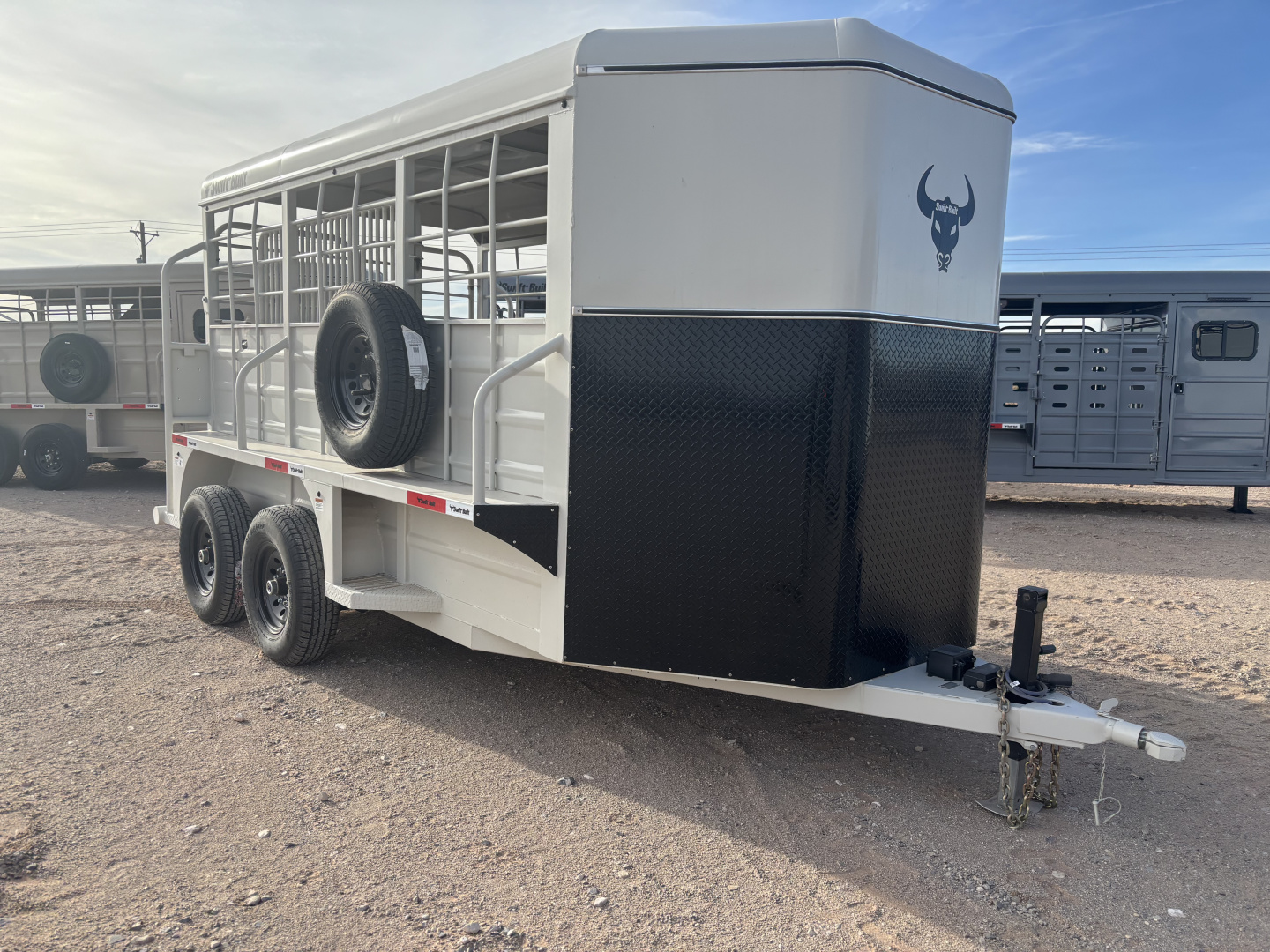 New 2026 Swift Built Trailers 77X14 BUMPER PULL 14K STOCK TRAILER Stock / Stock Combo Trailer