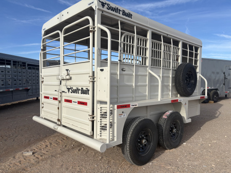 New 2026 Swift Built Trailers 77X14 BUMPER PULL 14K STOCK TRAILER Stock / Stock Combo Trailer