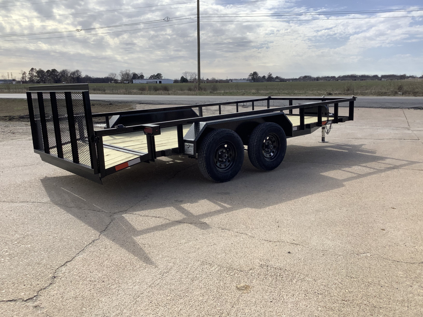 New 2026 B/R Trailers 76x16 (7K) Tandem Axle Utility Trailer